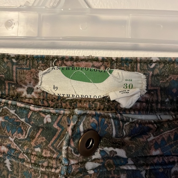 Anthropologie Pattern Pants - Picture 4 of 5